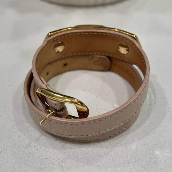 Balenciaga Wrap Leather Bracelet in Gold Hardware - Picture 3 of 10